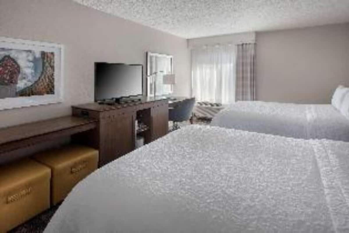 Desk, blackout drapes, iron/ironing board, free WiFi
