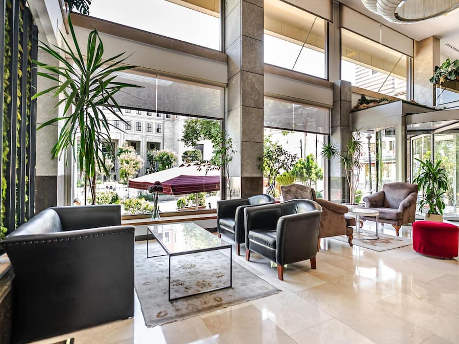Lobby sitting area