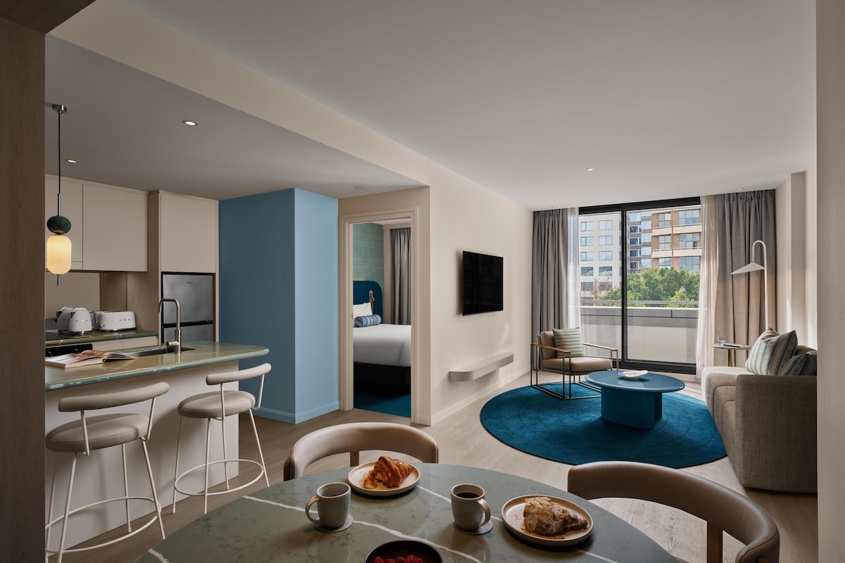Family Apartment, 2 Bedrooms, Balcony (Interconnecting) | Minibar, in-room safe, desk, laptop workspace