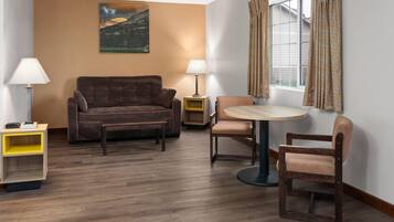 Studio Suite, 1 King Bed, Accessible, Non Smoking (Mobility) | Desk, soundproofing, iron/ironing board, free cribs/infant beds