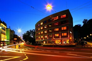 Front of property - evening/night