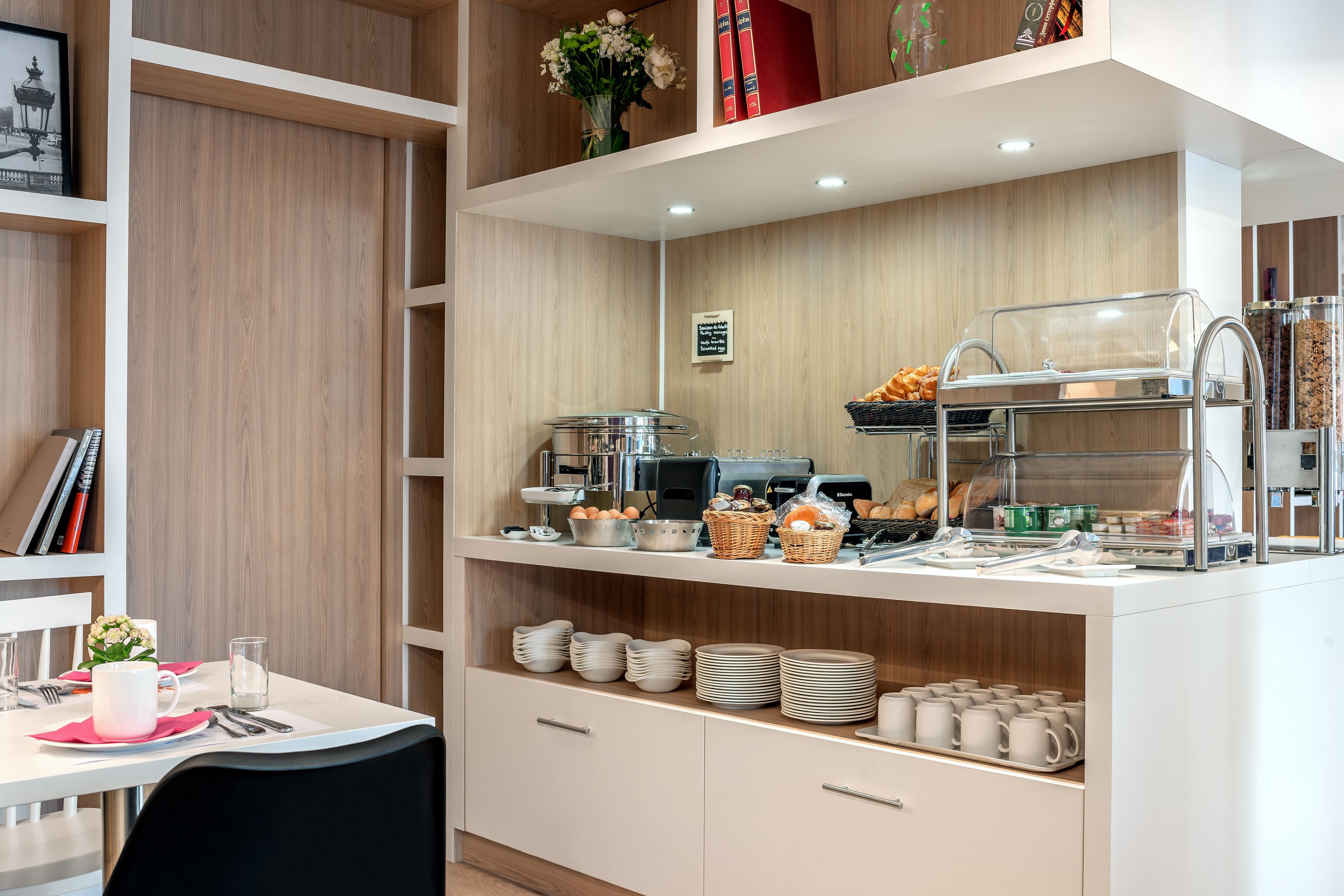 Daily buffet breakfast (EUR 15 per person)