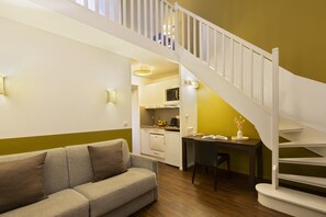 华丽公寓, 1 间卧室 | 客厅 | 液晶电视