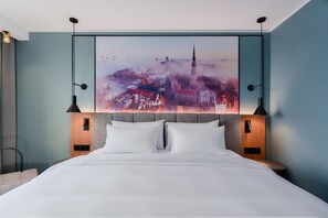 Habitación superior (View) | Ropa de cama hipoalergénica, edredón y minibar