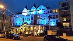 Front of property - evening/night