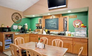 Free daily full breakfast 