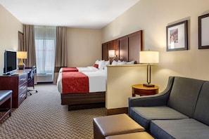 Premium bedding, minibar, in-room safe, desk