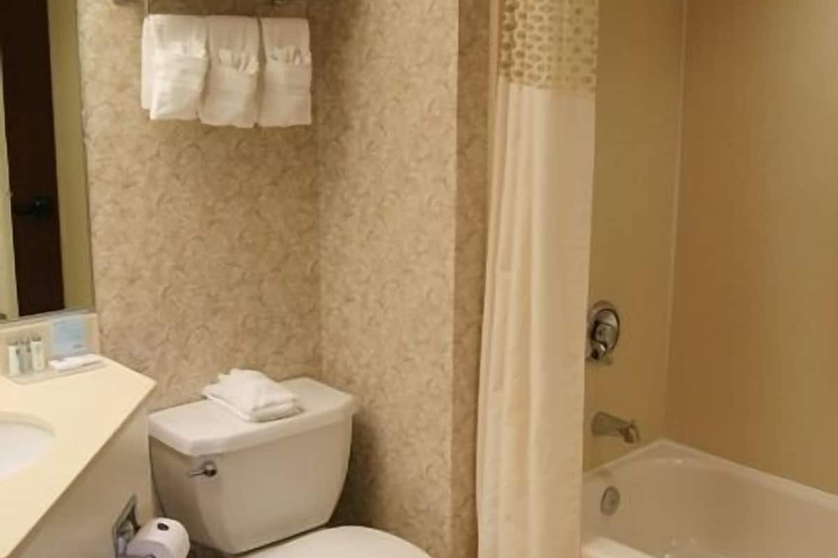 Bathroom | Free toiletries, hair dryer, towels