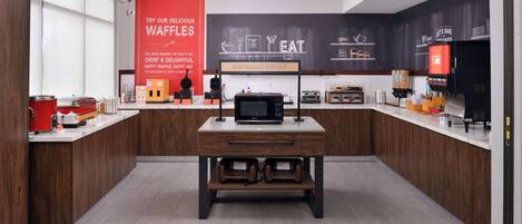 Free daily on-the-go breakfast