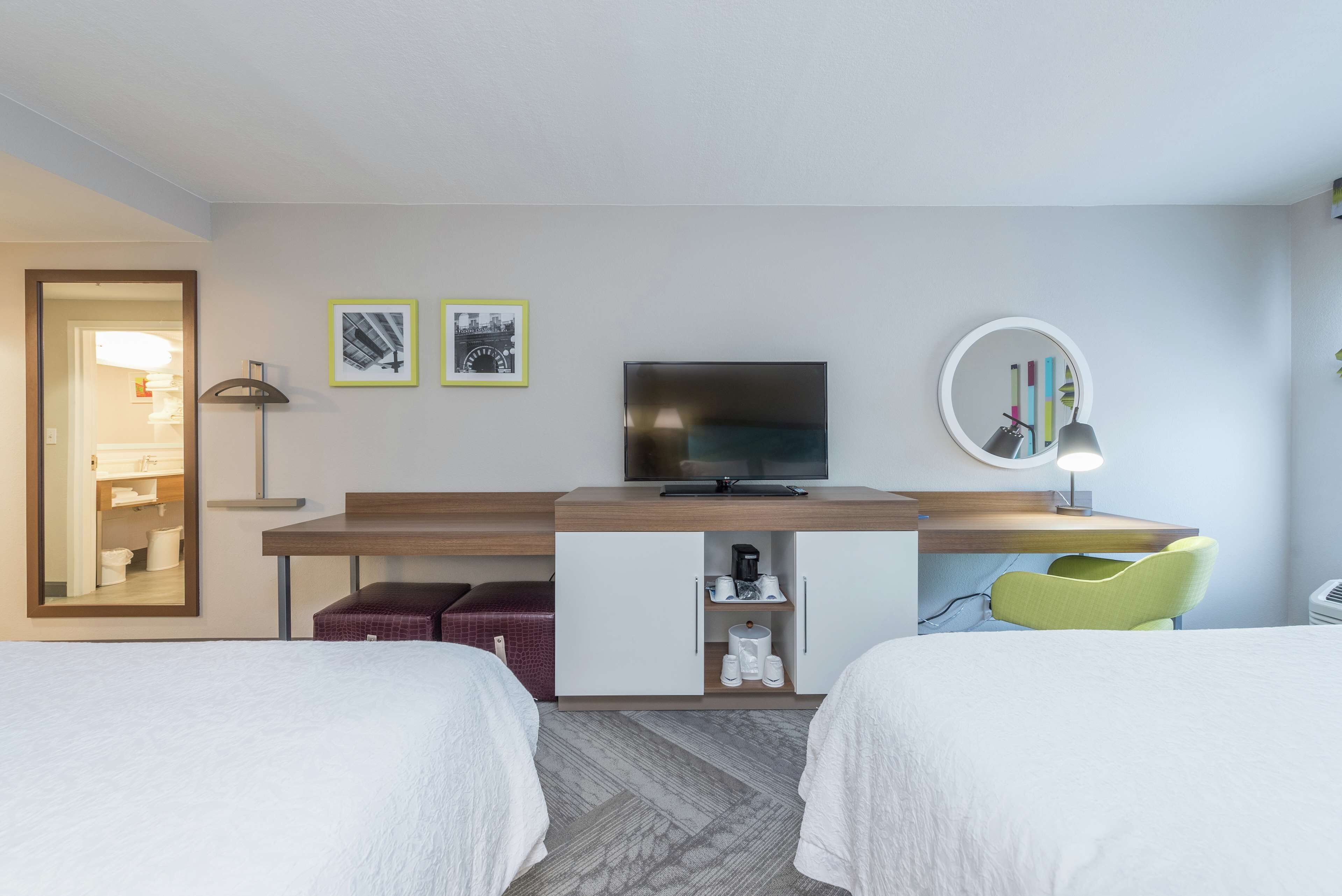 room | premium bedding, desk, blackout curtains, iron/ironing board