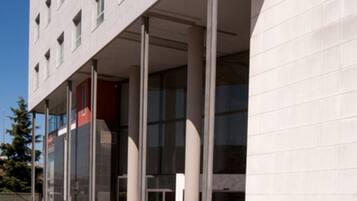 Façana frontal de l'allotjament