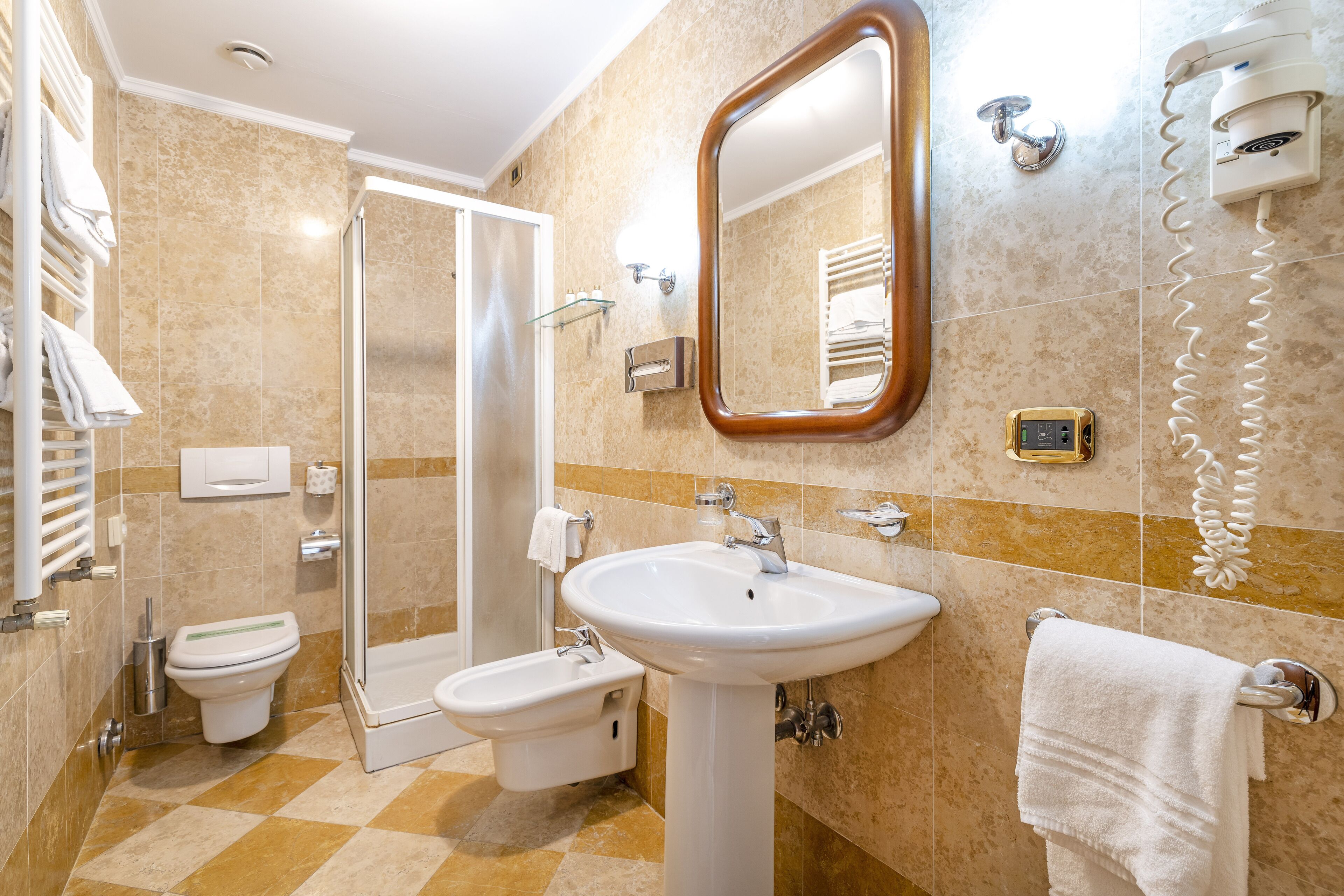 superior double or twin room, lagoon view | bathroom | shower, rainfall showerhead, free toiletries, hair dryer