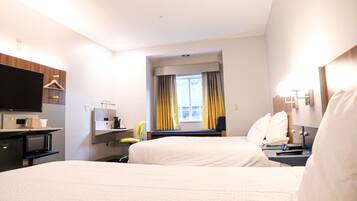 Room, 2 Queen Beds, Accessible, Non Smoking (Mobility, Tub w/Grab Bars) | Premium bedding, in-room safe, desk, laptop workspace