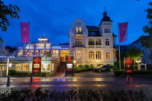 Front of property - evening/night