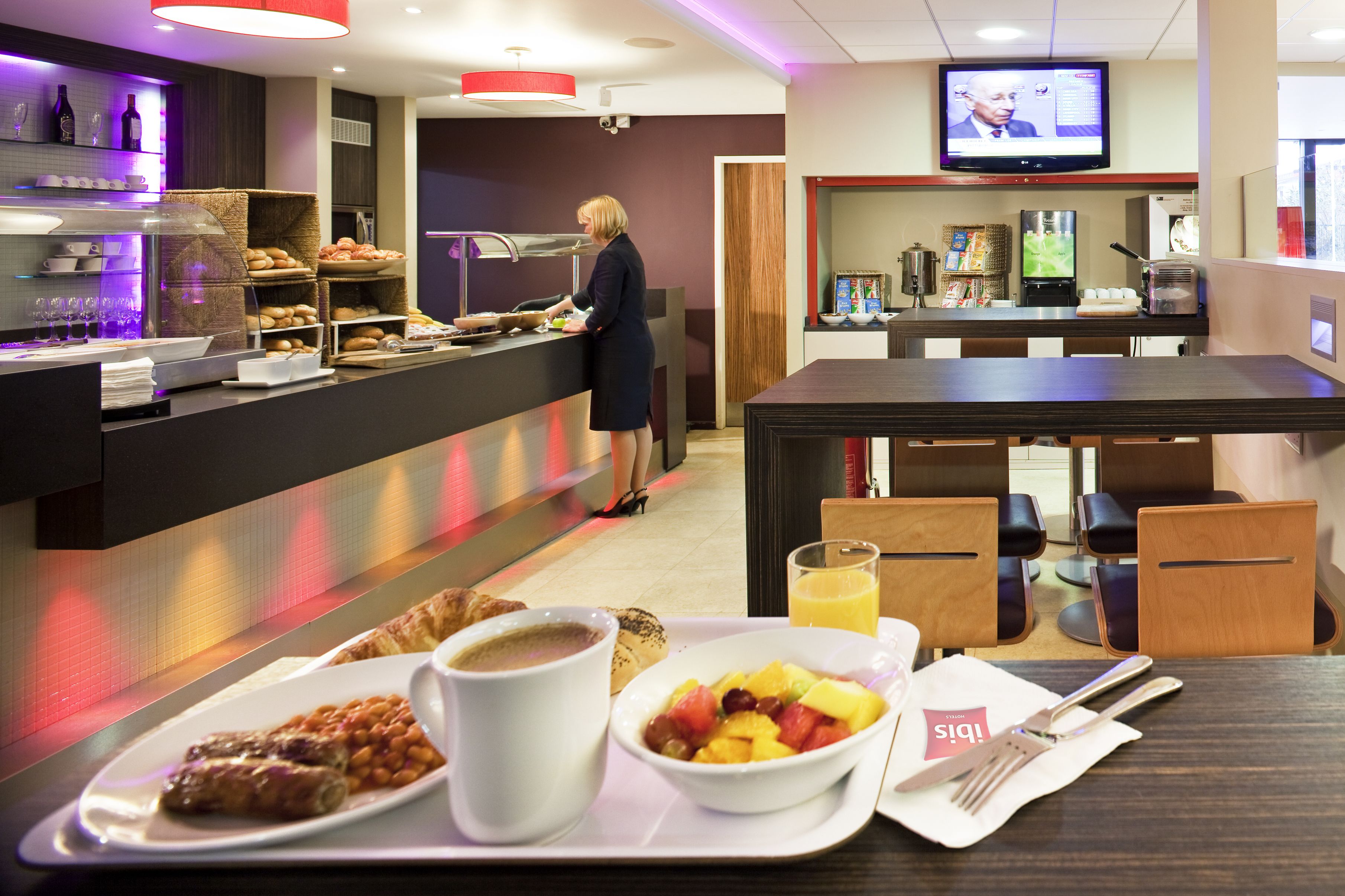 daily buffet breakfast (gbp 12 per person)