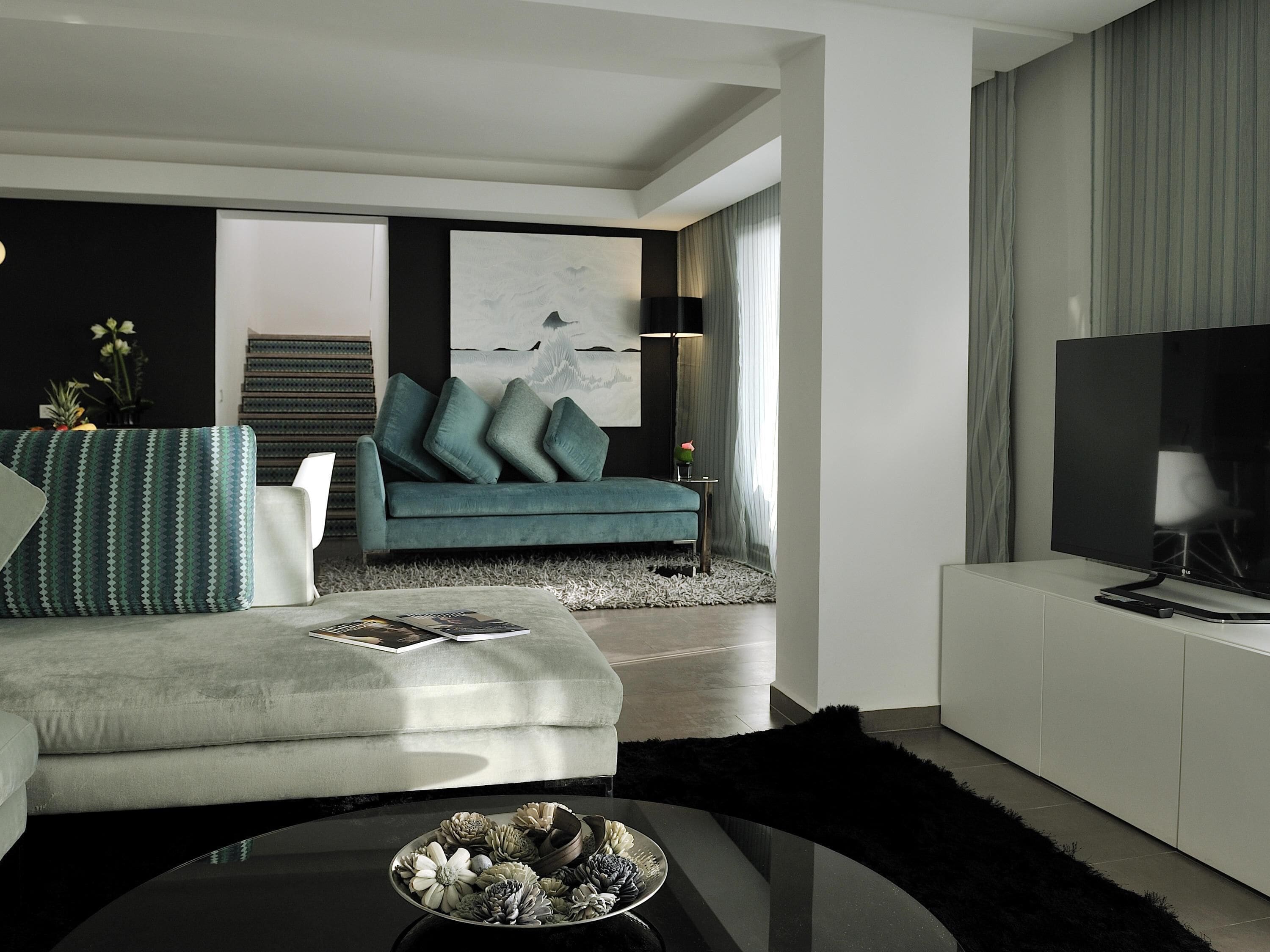 总统套房, 1 张特大床 | 埃及棉床单、高档床上用品、加厚床垫、迷你吧