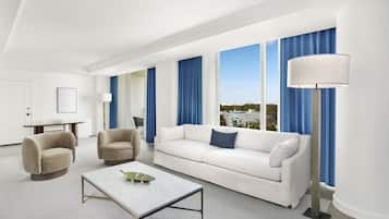 Suite, 1 Bedroom, Non Smoking | 1 bedroom, Frette Italian sheets, premium bedding, down comforters