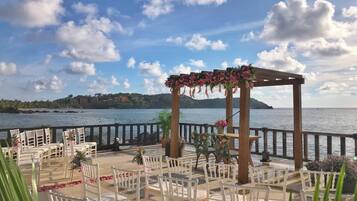 Área de bodas al aire libre