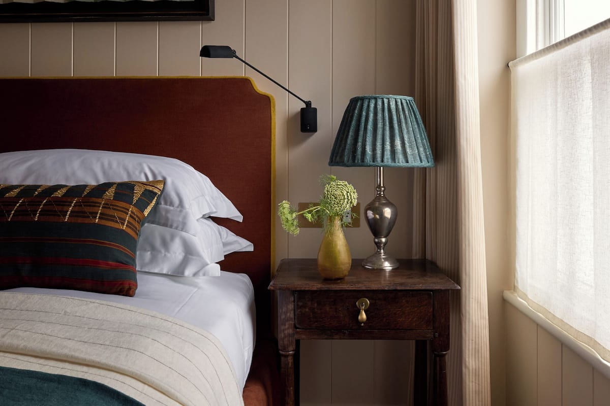 Premium bedding, desk, free WiFi, bed sheets