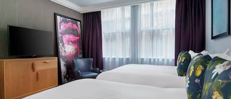 Premium bedding, in-room safe, desk, blackout curtains