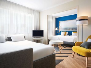 2 bedrooms, in-room safe, desk, soundproofing