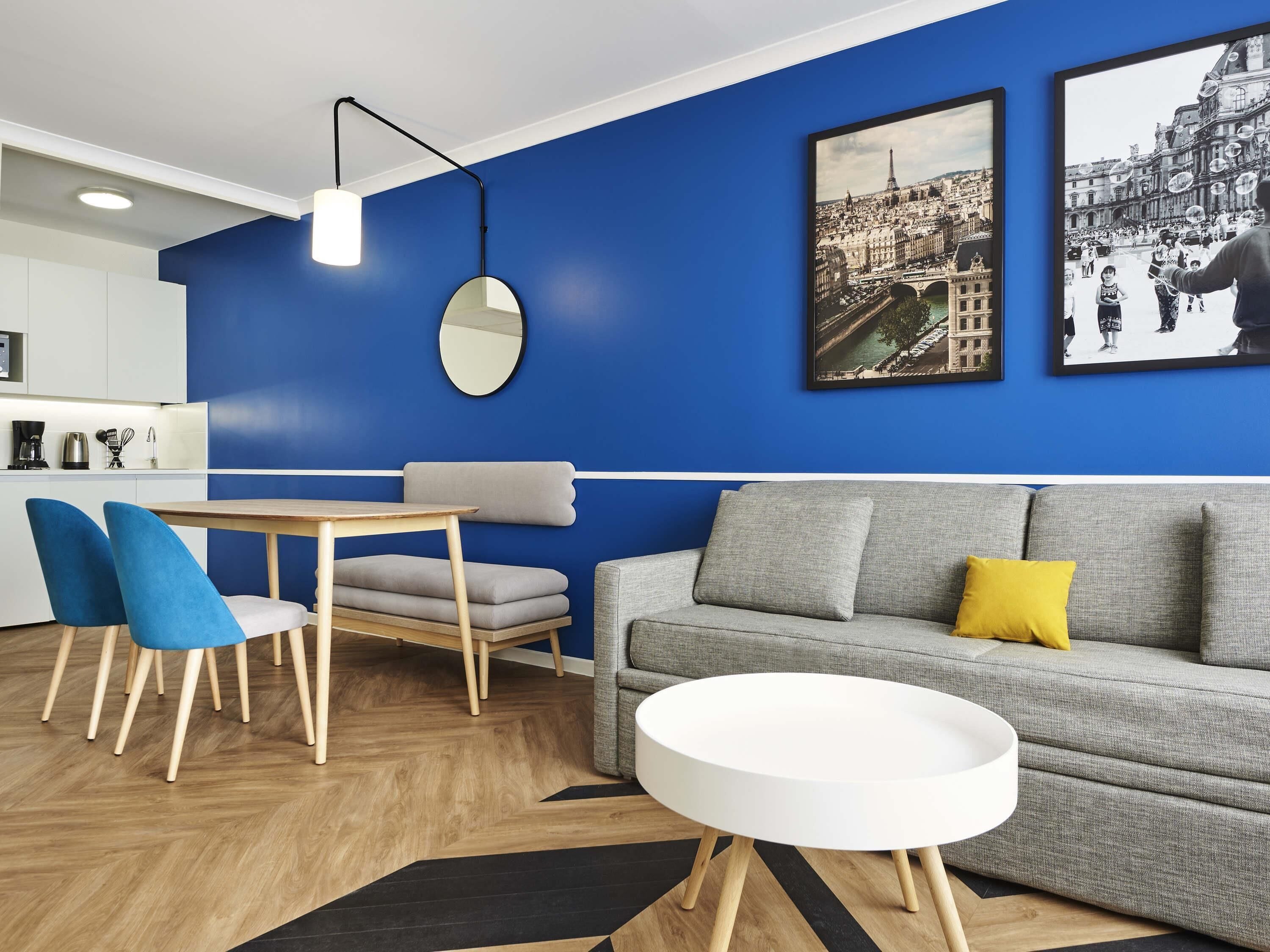 Appartement, 1 chambre | Coffre-fort, bureau, système d’insonorisation, fer et planche à repasser