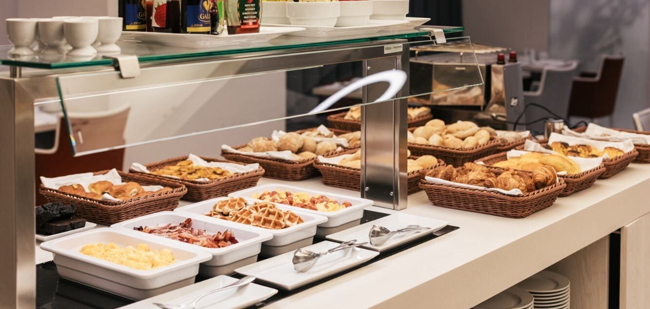 daily buffet breakfast (eur 12 per person)