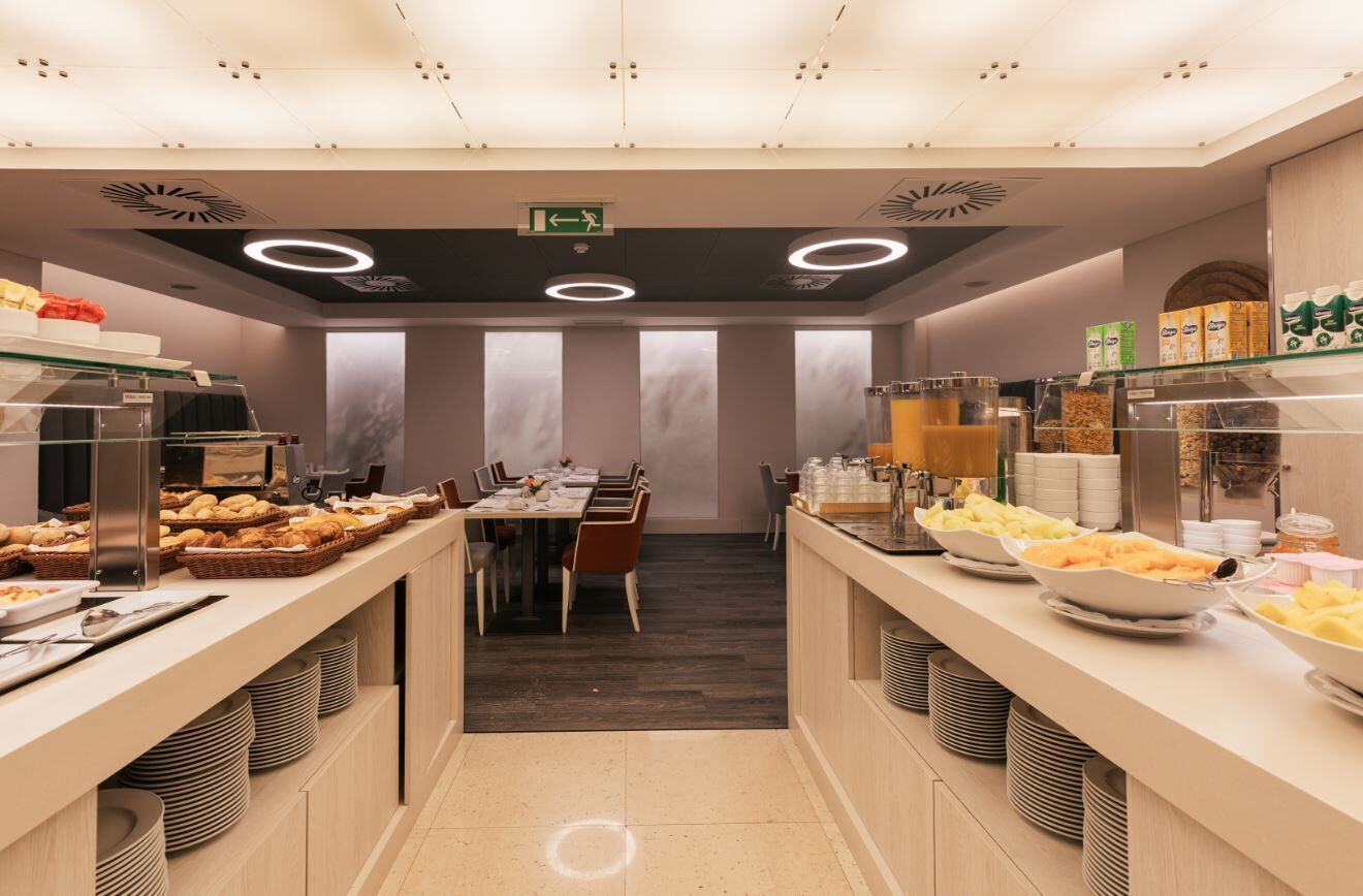 daily buffet breakfast (eur 12 per person)