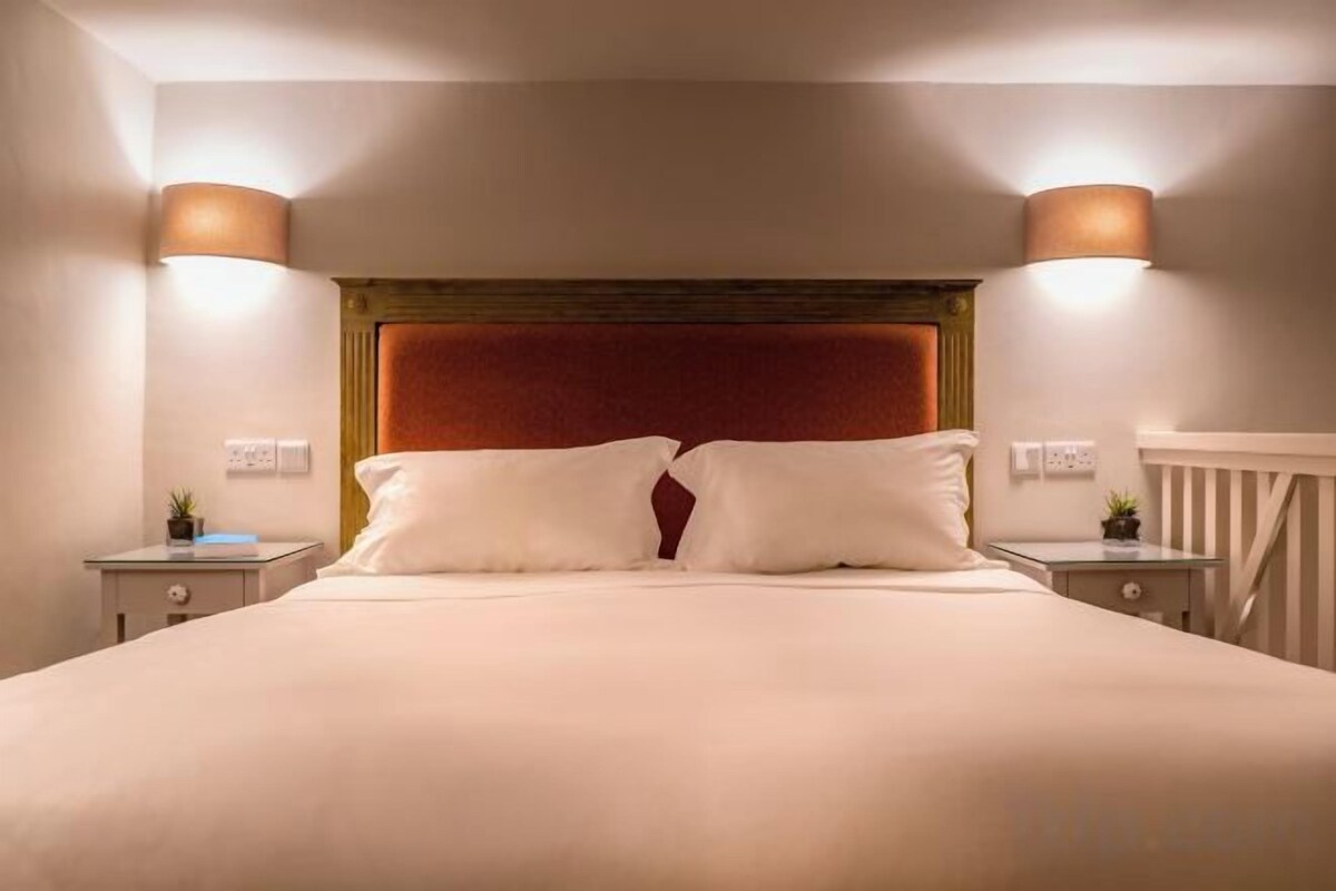 Premium bedding, in-room safe, blackout drapes