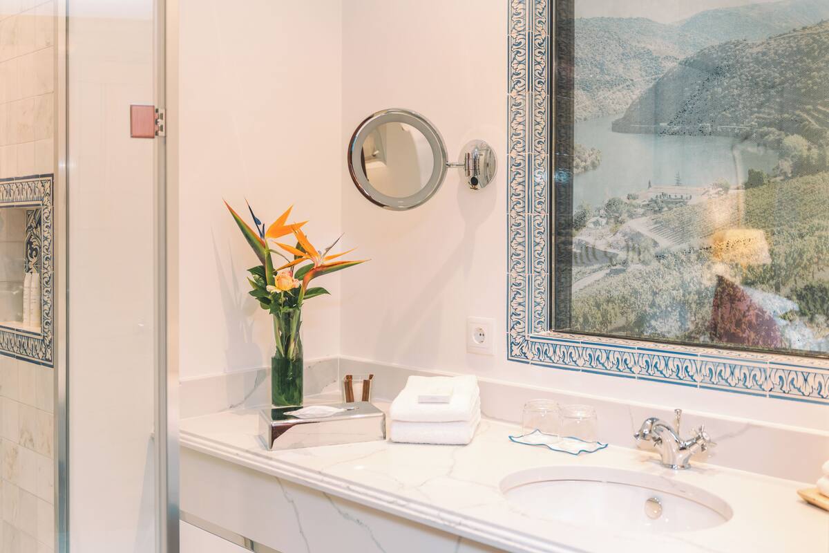 free toiletries, hair dryer, bathrobes, slippers