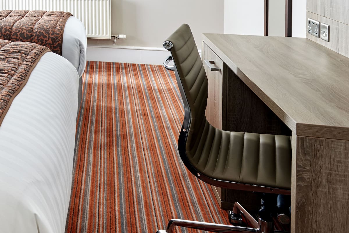 In-room safe, desk, iron/ironing board, free cribs/infant beds