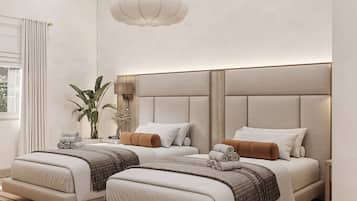 Quarto conforto | Camas com colchões pillow-top, frigobar, cofres nos quartos
