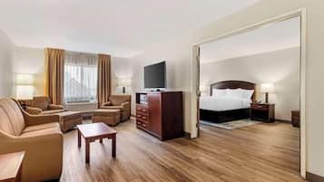 Premium bedding, desk, iron/ironing board, rollaway beds