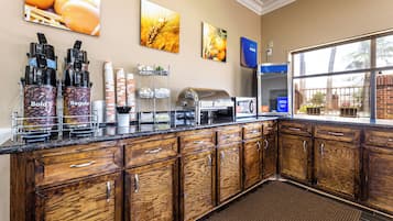 Free buffet breakfast