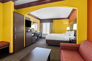 In-room safe, desk, laptop workspace, iron/ironing board