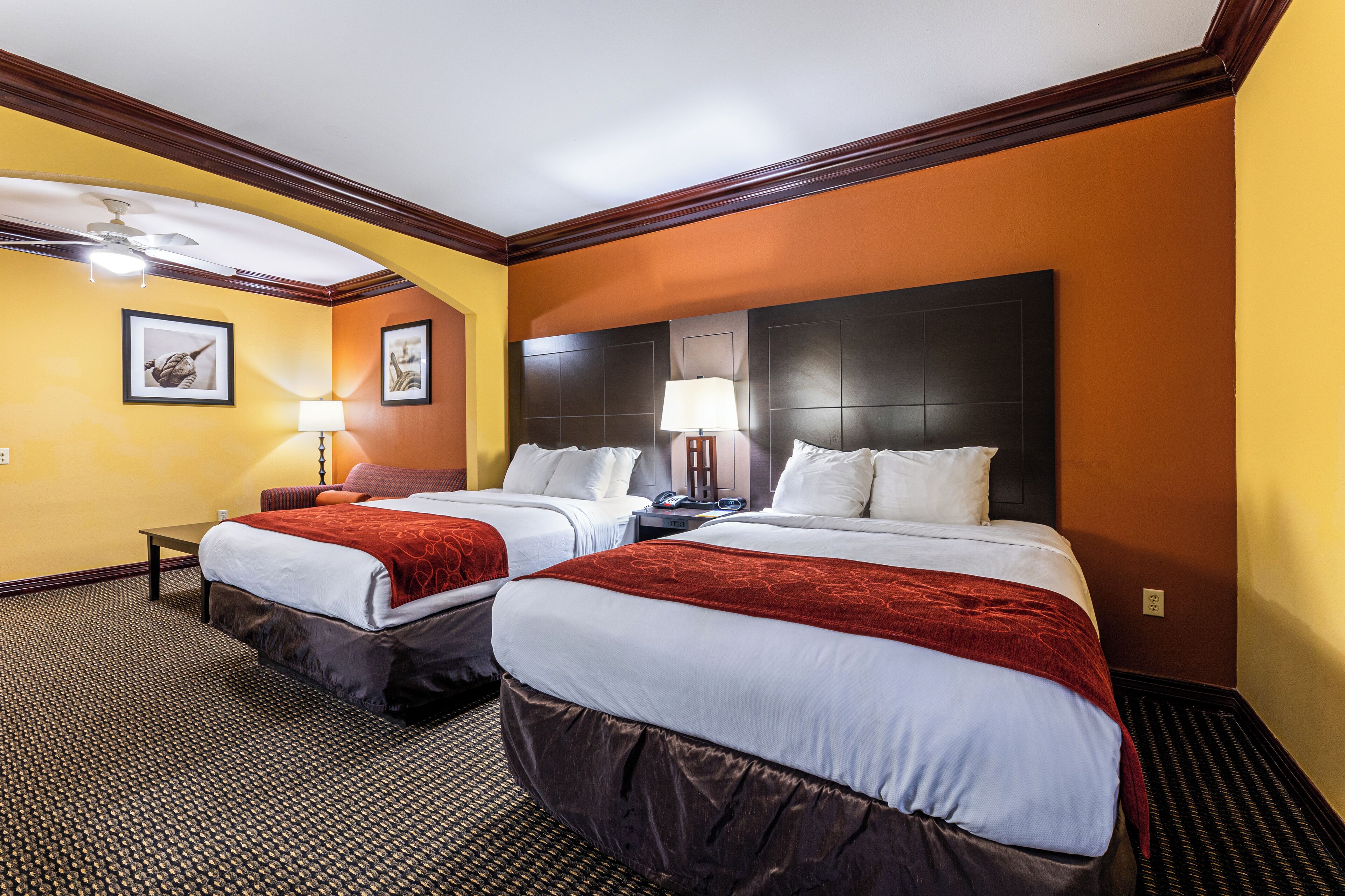 in-room safe, desk, laptop workspace, iron/ironing board