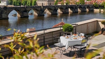 Terrasse sur le toit