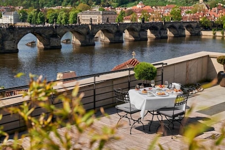 Rooftop terrace. Four Seasons Hotel Prague
