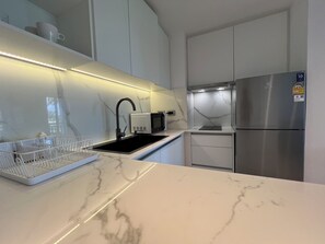 Deluxe Apartment, Balcony | Dining room