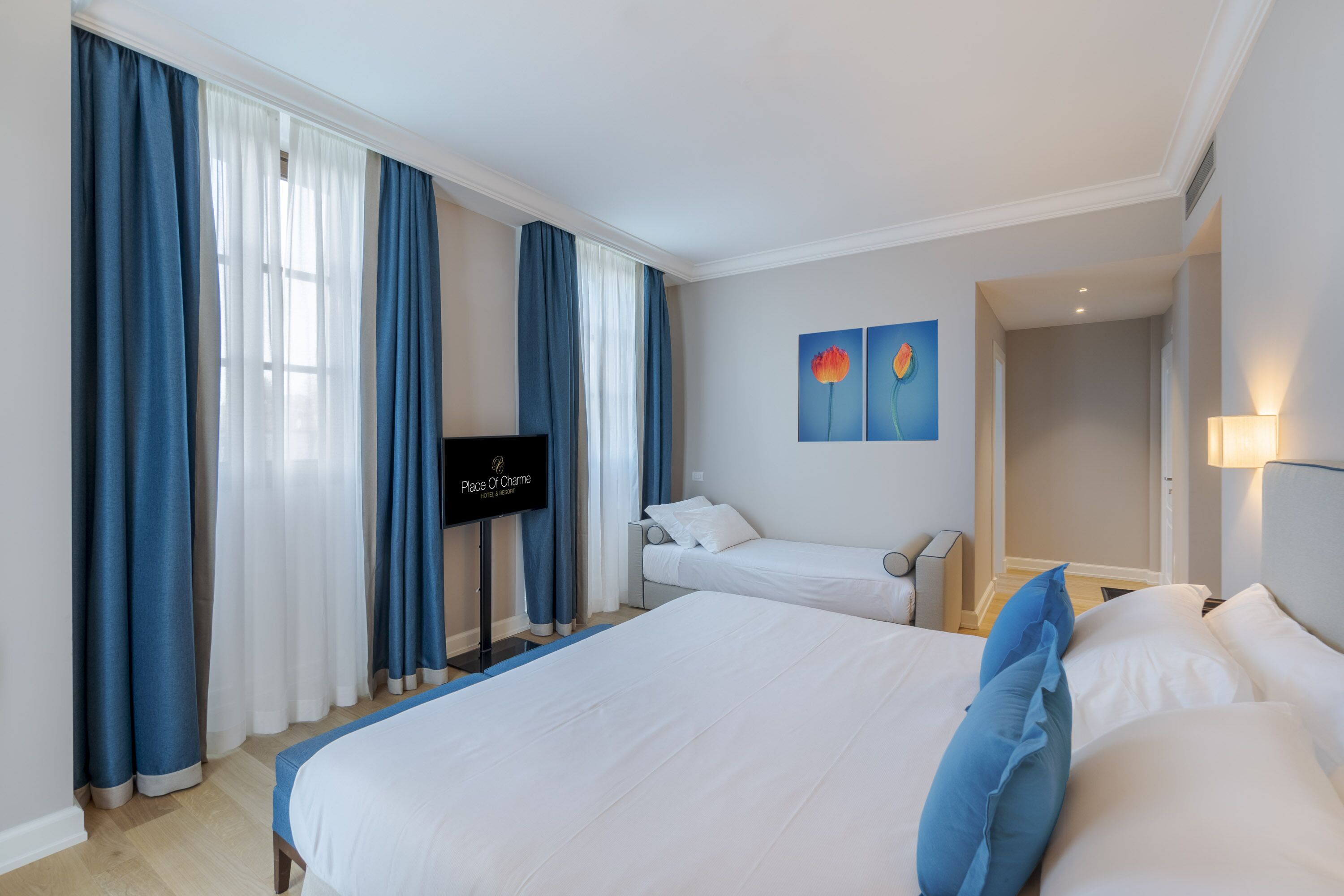 Biancheria da letto di alta qualità, minibar, cassaforte in camera