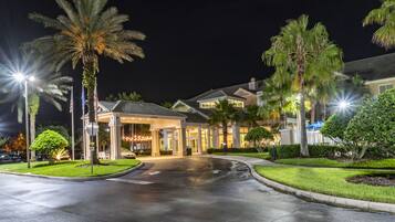 Front of property - evening/night