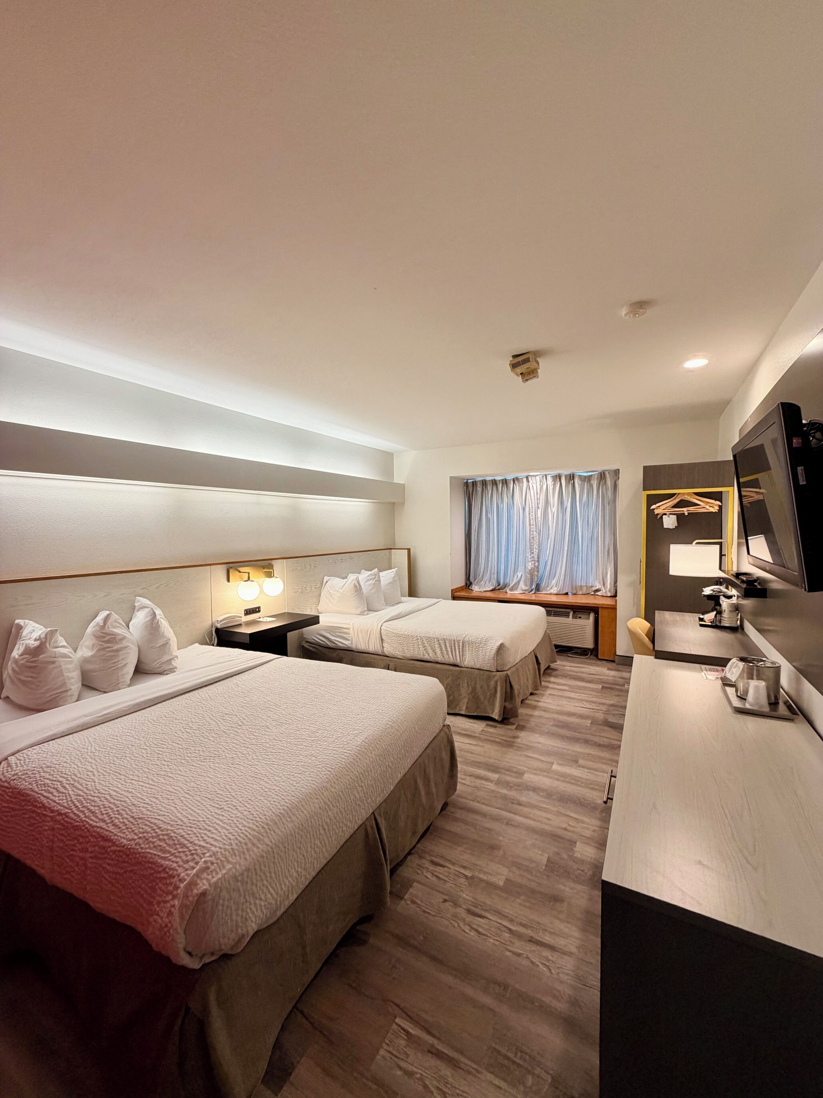 Room, 2 Queen Beds, Non Smoking | Premium bedding, desk, iron/ironing board, free WiFi