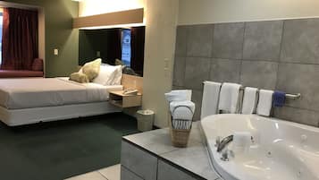 Romantic Jacuzzi room with hot tub | View from room