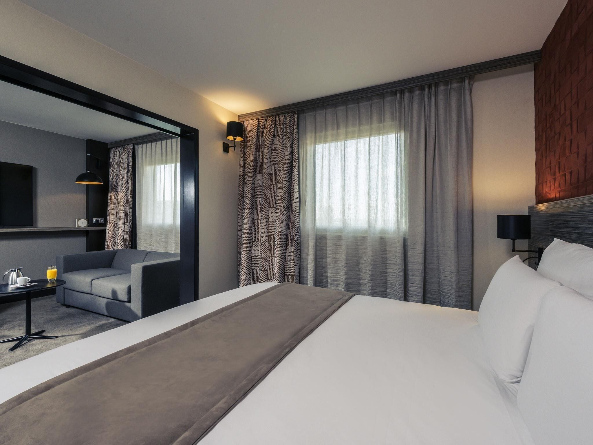 Suite, 1 cama matrimonial y sofá cama | 1 habitación y ropa de cama de alta calidad 