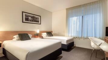 In-room safe, individually furnished, desk, laptop workspace