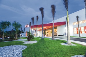 Experience the hotel's contemporary architecture and beautifully maintained grounds.