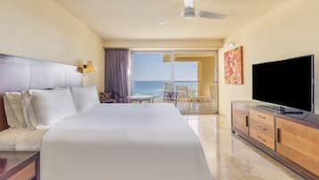 Villa Master Suite Ocean View | Ropa de cama de alta calidad, edredón, camas con pillow-top y minibar