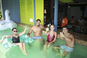 Poolside bar