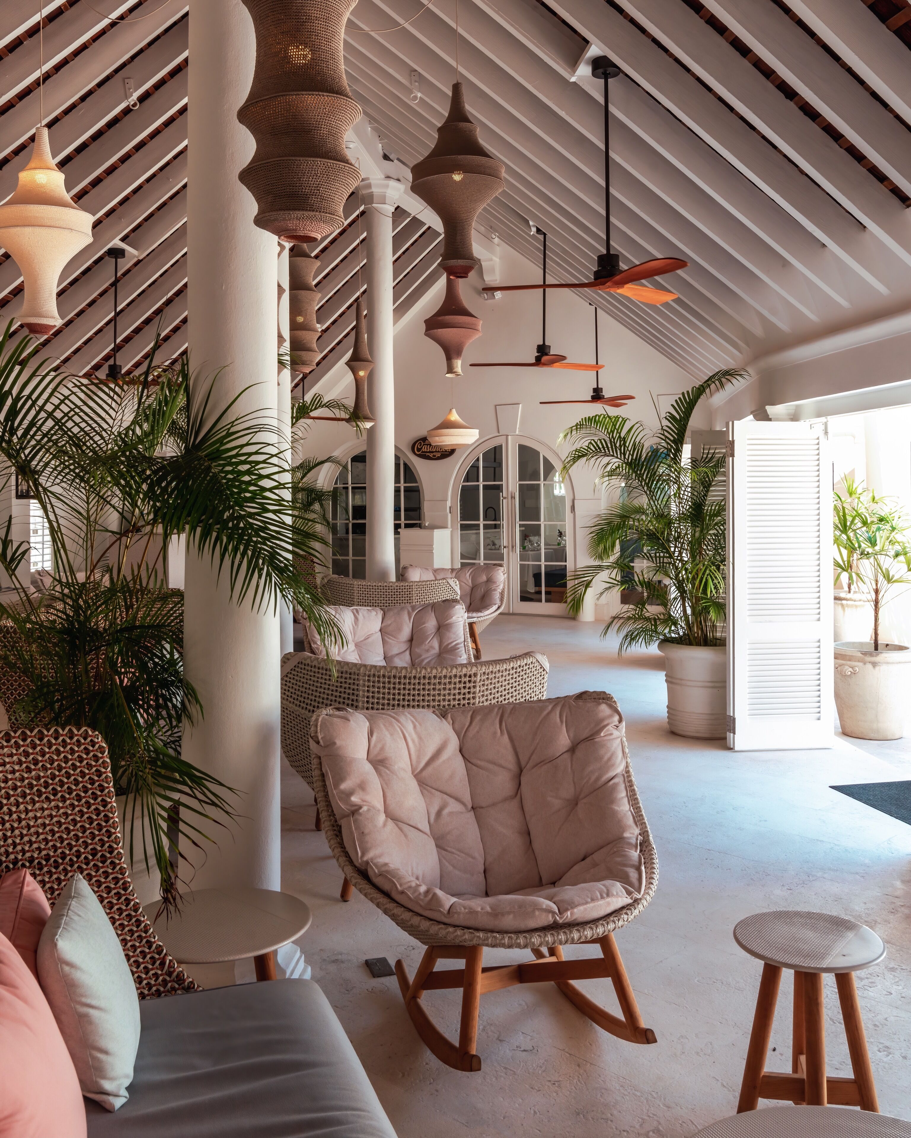 Sitteområde i lobbyen