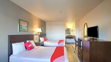 Room, 2 Queen Beds | Desk, iron/ironing board, free WiFi, bed sheets